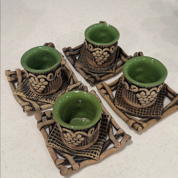 Ceramic Cup with Saucer Set - Picture 2 of 2